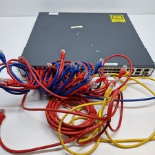 Cisco Catalyst WS-C3750G-48PS-S 48-Port Gigabit PoE Switch L3 Stackable