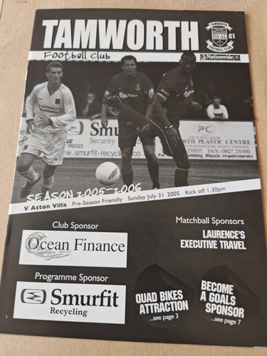 Tamworth aston villa - v,
