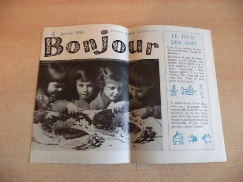 Bonjour magazine old vintage - bonjour,