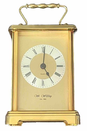 Widdop carriage clock - wm,