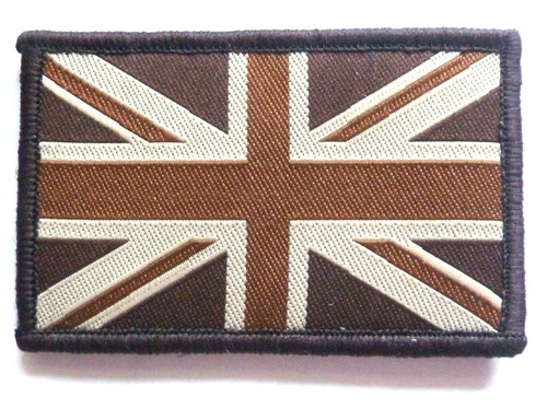 Embroidered british flag patch - british,