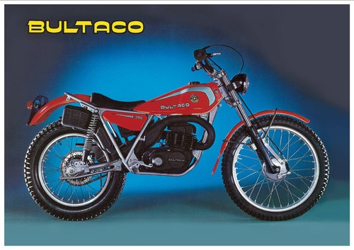 Bultaco poster sherpa 350 - bultaco,