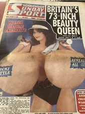 Sunday Sport Newspaper 1989