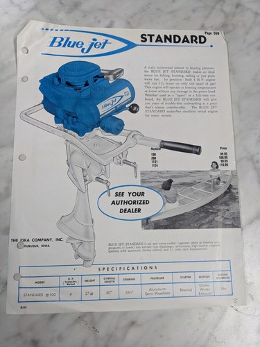 Vintage blue jet standard - vintage,
