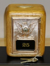 Antique Post Office Box Door