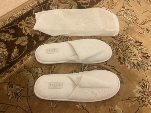 Frette 1860 white slippers - white,