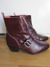 M&S  Insolia Burgundy Leather