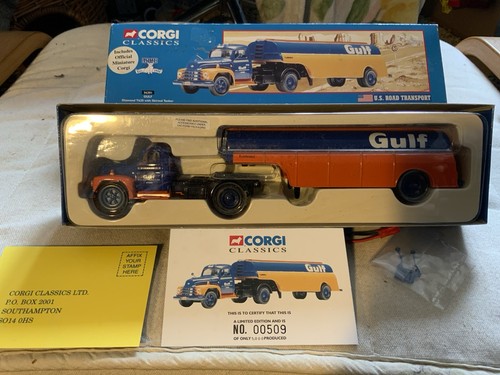 Corgi gulf truck diamond - gulf, t620