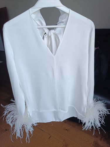Zara white satin - white, with