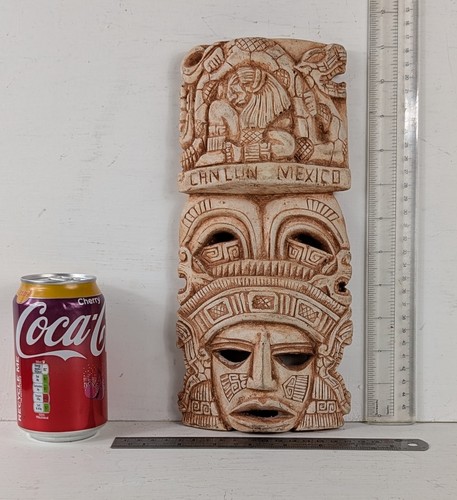 Vtg aztec mayan mexican face - ,
