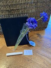 A5 Spiral Book Chalkboard  Free Standing Table Sign With Glass Single Stem Vase