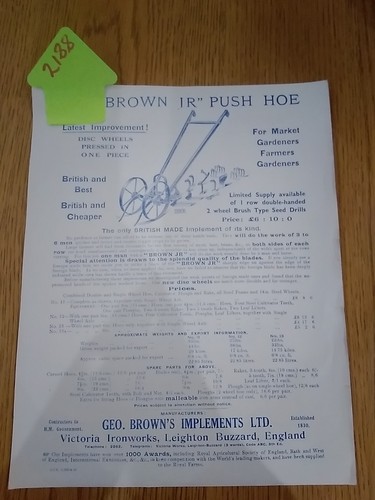 Geo brown implement push - geo,