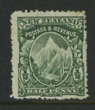 NEW ZEALAND Halfpenny Green Postage Stamp Unused 002