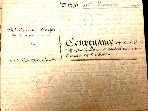 Stunning vellum document 1849 - stunning,