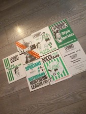 7 X BLYTH SPARTANS HOMES AWAYS
