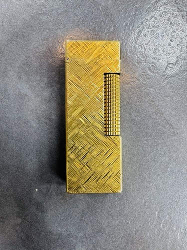 Dunhill gas lighter - gas, gold