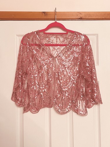 New ladies quiz mauve cape - new,