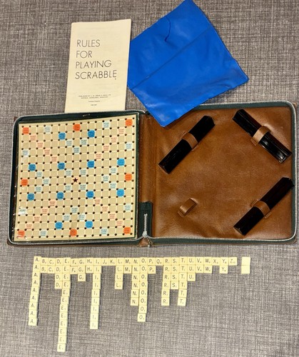 Vintage 1970s travel scrabble - vintage,