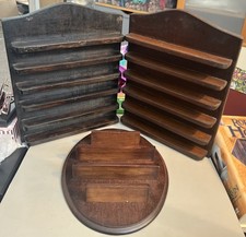 3 x Vintage Wooden Thimble