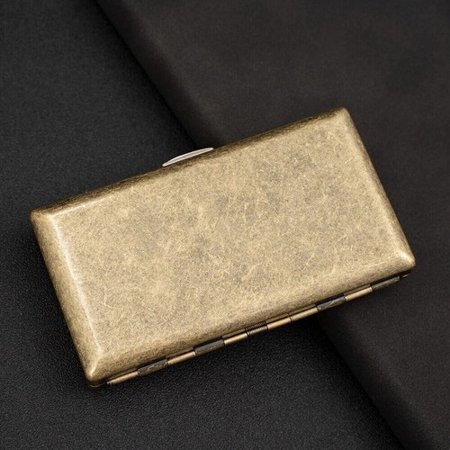 Vintage metal cigarette case - metal,
