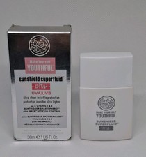 Soap & Glory Make Yourself Youthful Sunshield Superfluid 30ml SPF50 New Boxed x1