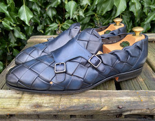 Santoni - Blue Double Monk