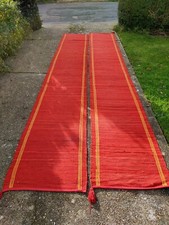 X2 Vintage Hand Made Red Wool