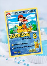 PERSONALISED POKEMON BIRTHDAY