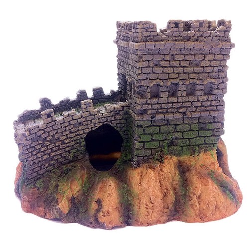 Castle turret wall aquarium - turret, &