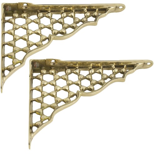 Solid polished brass honeycomb - polished,