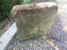 Antique Cotswold stone square pier cap