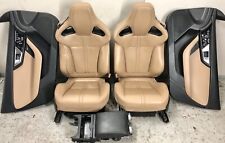 2013+ JAGUAR F TYPE X152 BUCKET ELECTRIC HEATED MEMORY BROWN FULL INTERIOR SEATS