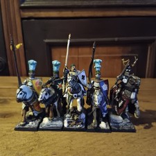 x5 Bretonnian Knights of the Realm Painted Warhammer The Old World