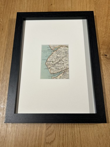 Vintage map aberdovey - vintage,