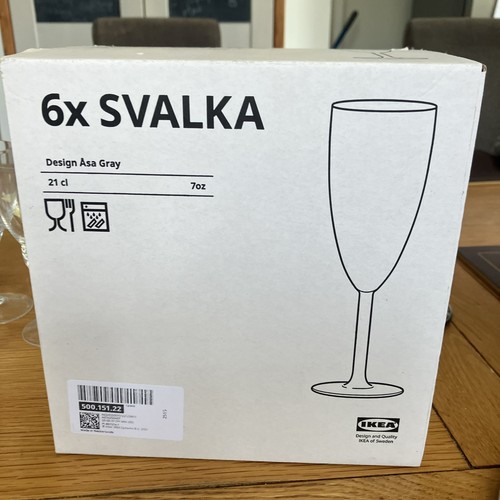 Svalka ada grey 21cl - 6x, flutes