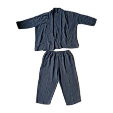 Eskandar Blue Linen/Silk 2