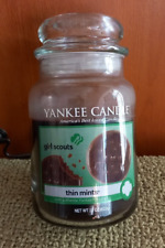 Yankee Candle - Thin Mints - Large Jar - Partly Used - Girl Scouts Collection