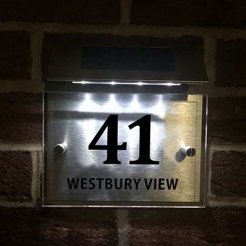 Personalised house number - house,