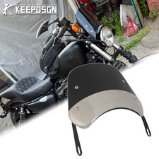 Windshield Windscreen 5"-7" Adjustable Wind Deflector For Harley Sportster XL883