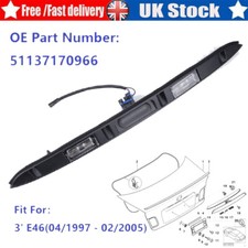 Rear Trunk Boot Handle Lid Grip 51137170966 For BMW E46 3 Series Saloon 98-05 .