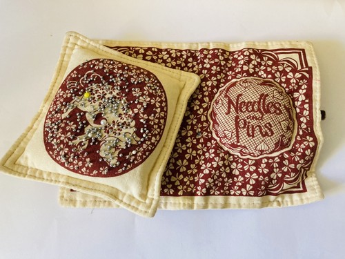 Ats fabrics vintage pig motif - pig,