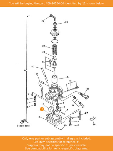 Yamaha gasket float - yamaha, gasket,