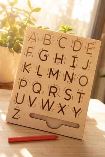 Interactive abc tracing - interactive, board