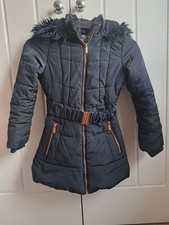 Girls TU Navy Winter Coat