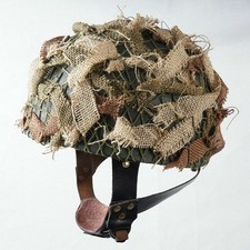WWII WW2 British Army PARATROOPER AIRBORNE STEEL HELMET DENISON and net cover