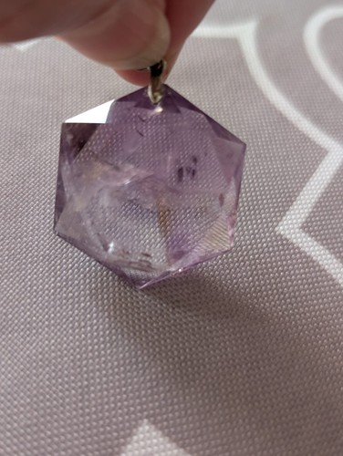 Large ametrine faceted star - large,