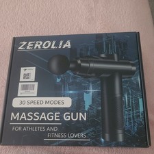 ZEROLIA MASSAGE GUN 30 SPEED MODES BRAND NEW IN BOX AND PLASTIC WRAP