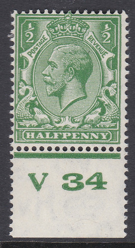 N33 deep green block - ½d,