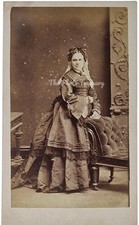 CDV VICTORIAN LADY IN EARLY