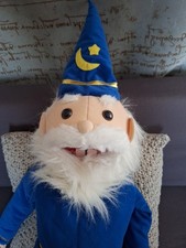 A.S  Puppets very large Wizard Hand Puppet moveable mouth VGC 3ft / 36"